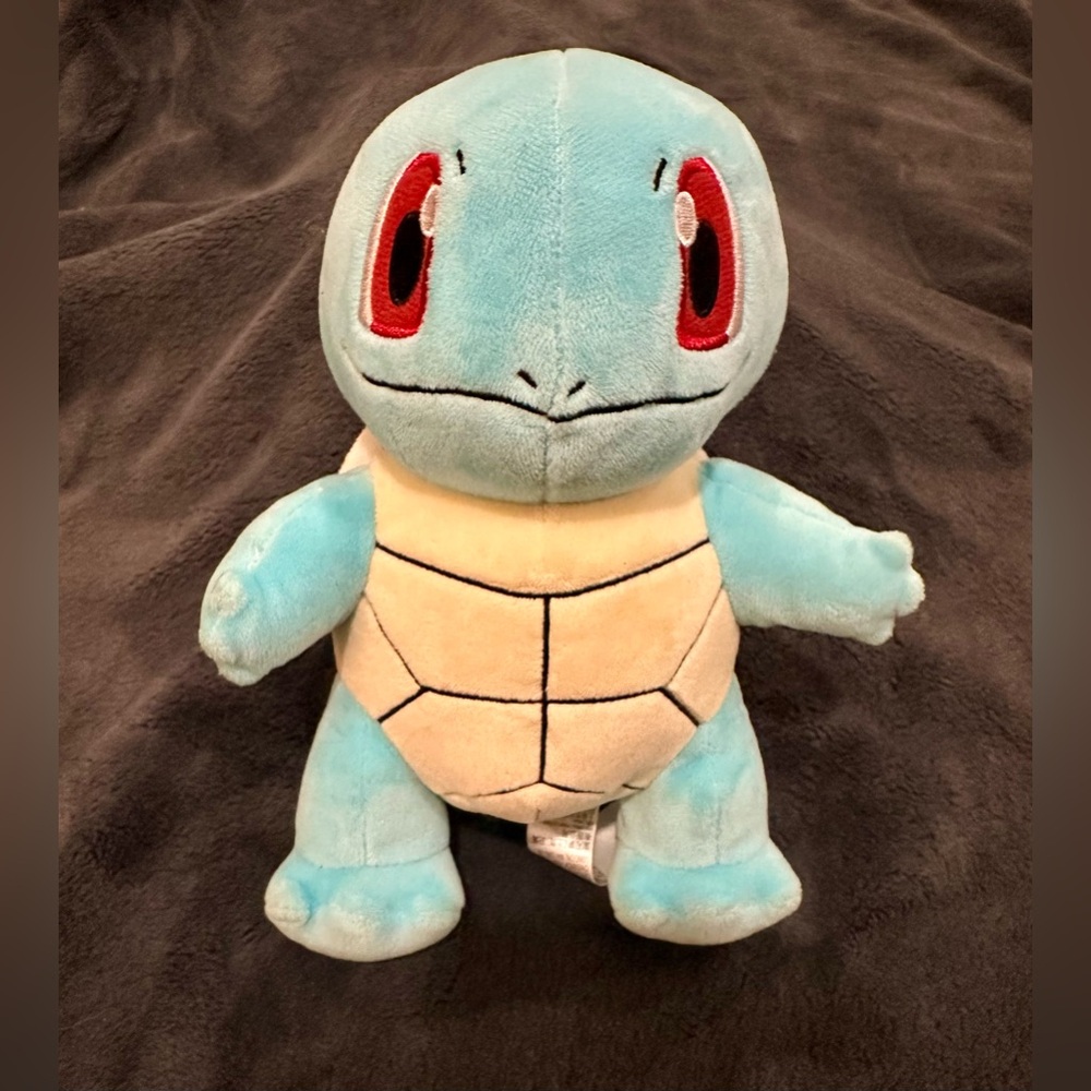 Squirtle Turtle Official Pokemon Nintendo Plush Stuffed Animal 8” 2021